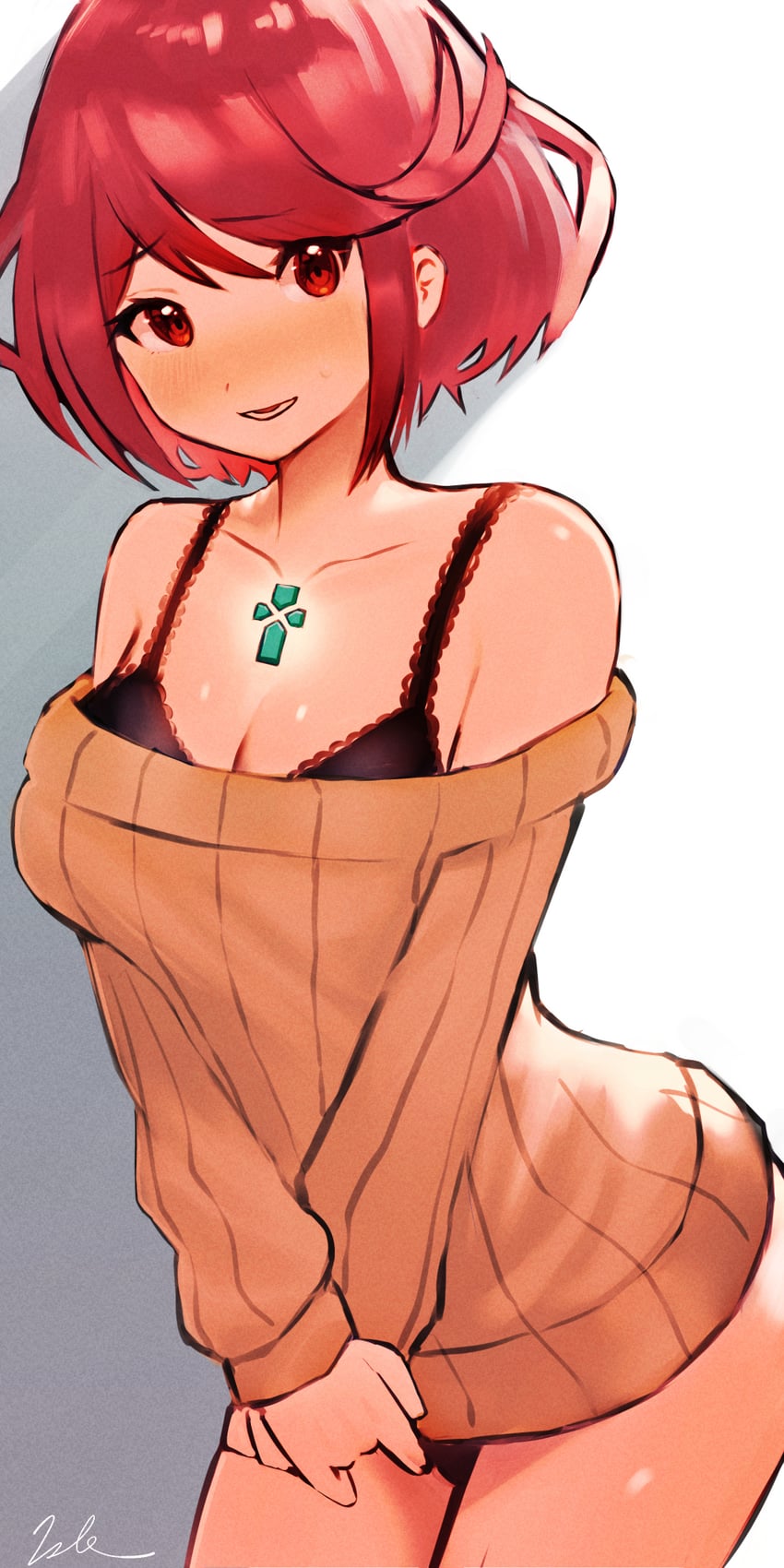 pyra (xenoblade chronicles and 1 more) drawn by kyosuke1413koba