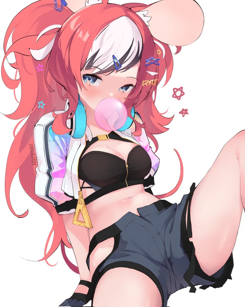 hakos baelz (hololive and 1 more) drawn by namiorii