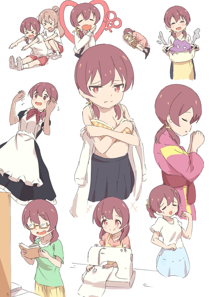 oyama mahiro and murosaki miyo (onii-chan wa oshimai!) drawn by kaai_yuu