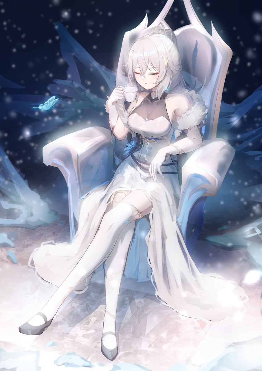 bronya zaychik (honkai and 1 more) drawn by caisena
