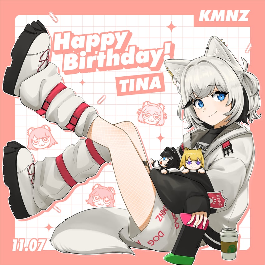 lita, tina, and nero (starbucks and 1 more) drawn by itsumeee3