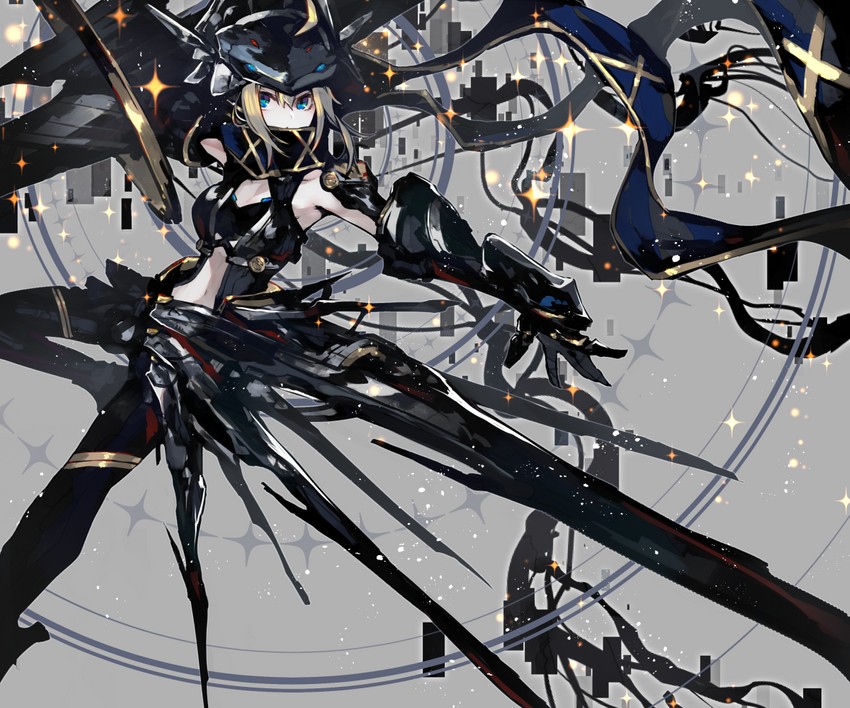 artoria pendragon and mysterious heroine xx (fate and 1 more) drawn by kusakanmuri