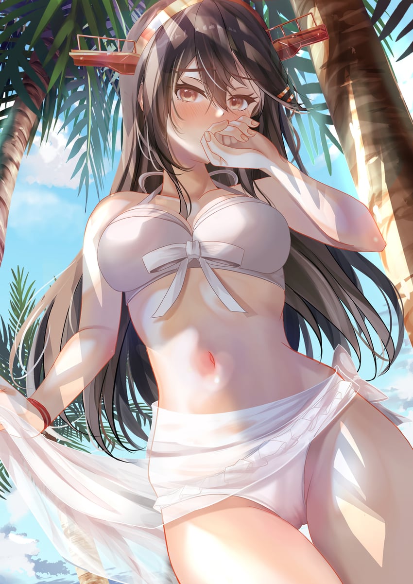 haruna kai ni and haruna (kantai collection) drawn by miyazaki_yukichi