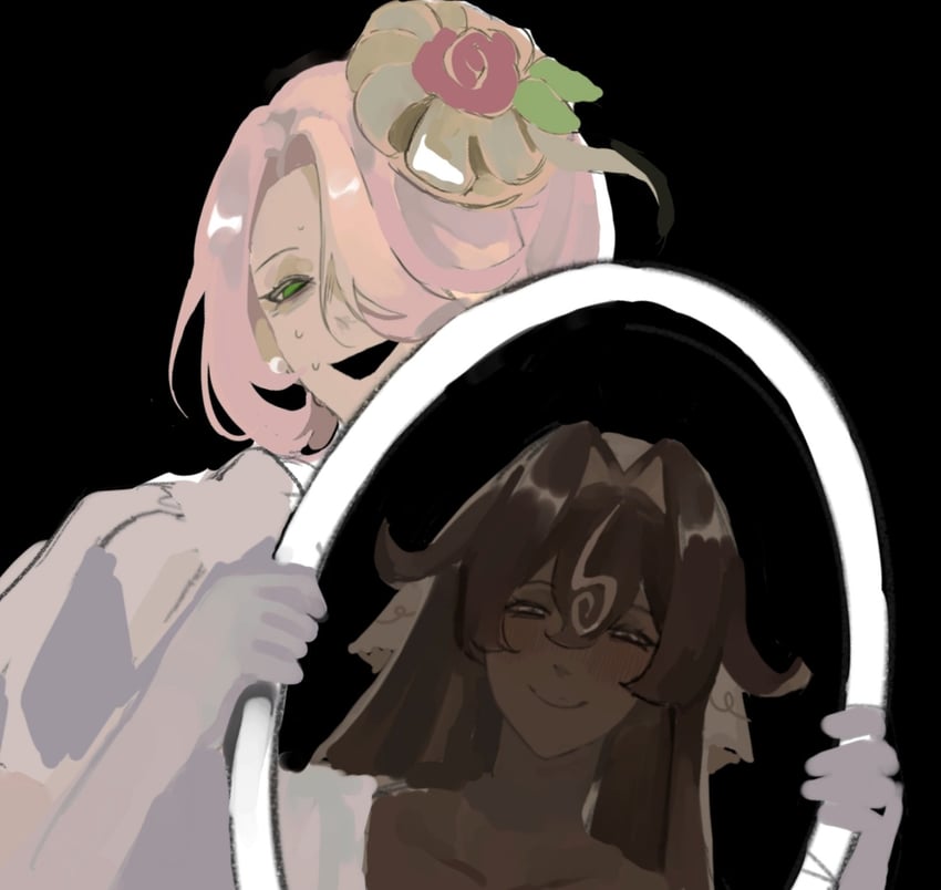black forest cookie and wedding cake cookie (cookie run and 1 more) drawn by nmyk1506