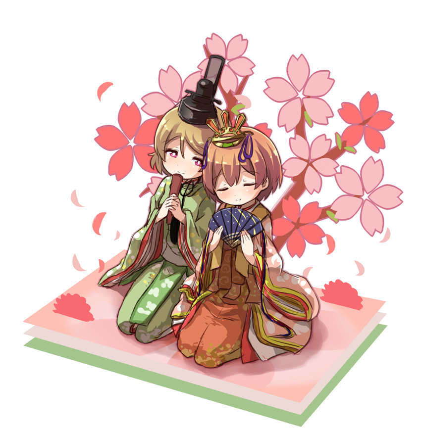 hoshizora rin and koizumi hanayo (love live! and 1 more) drawn by shipii_(jigglypuff)