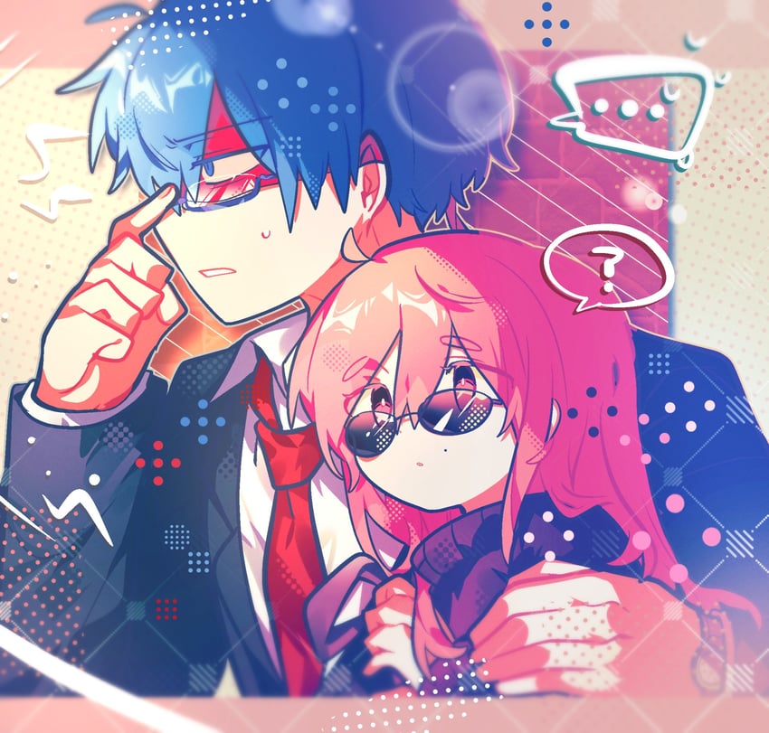 the mole and sniffles (happy tree friends) drawn by omoyu_(nakyu715)