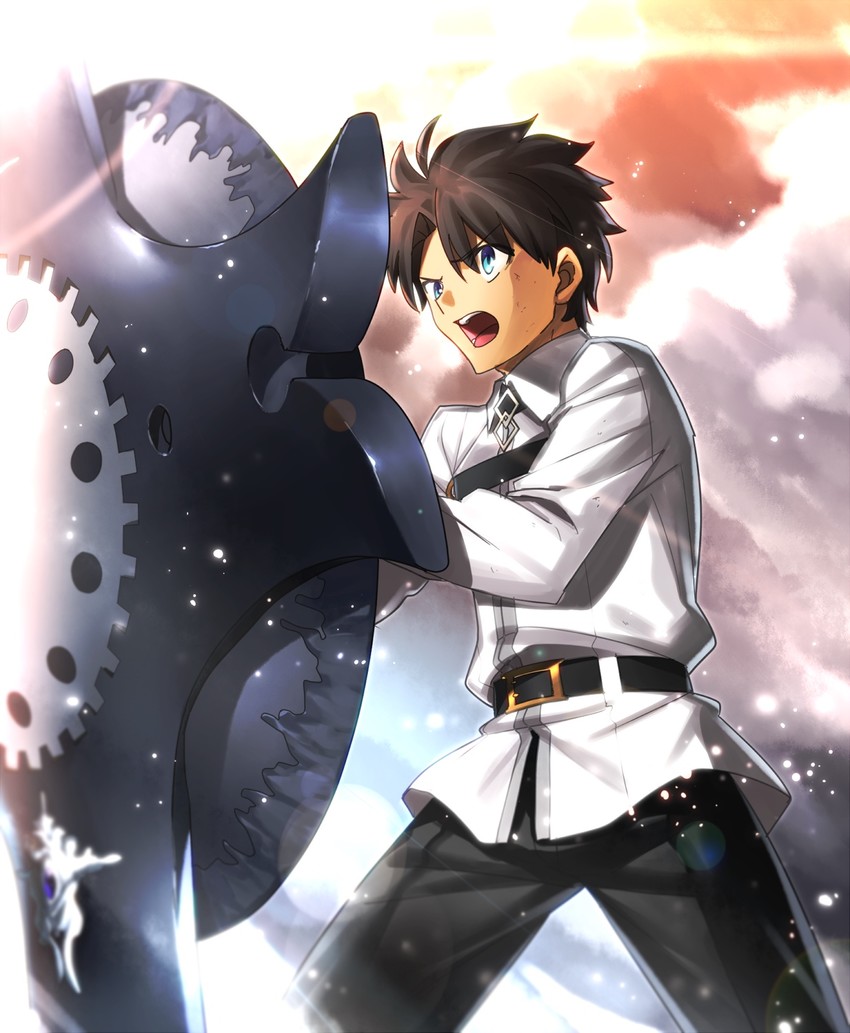 fujimaru ritsuka (fate and 1 more) drawn by chietori