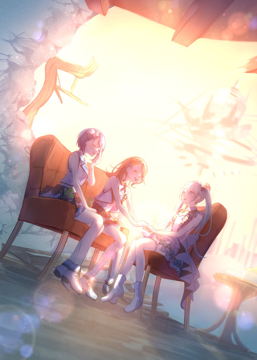 hatsune miku, hanasato minori, kiritani haruka, and more more jump! miku (vocaloid and 2 more) drawn by yuzuha_wasa