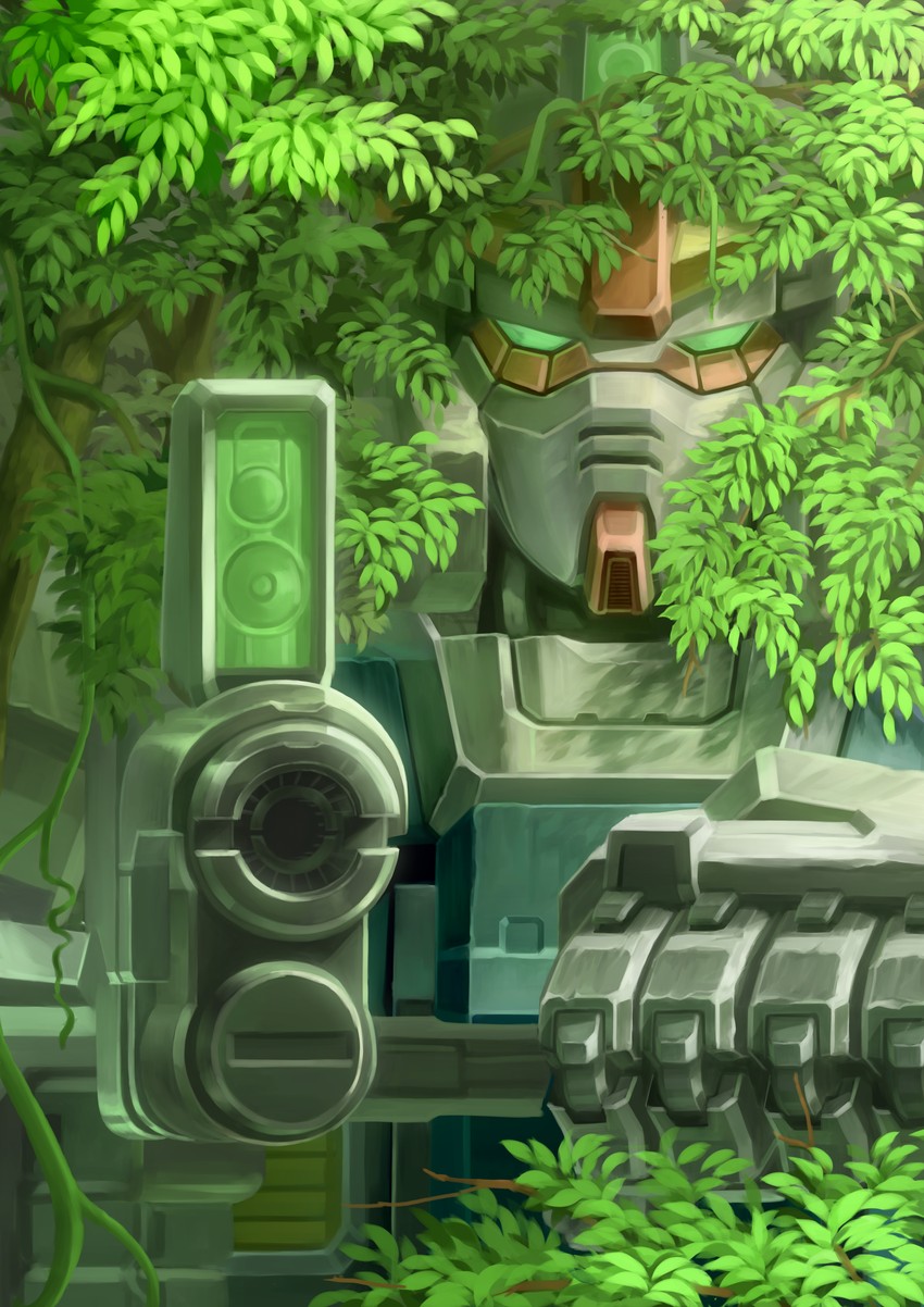 ground gundam (gundam and 1 more) drawn by helmet_(trailblazer003)