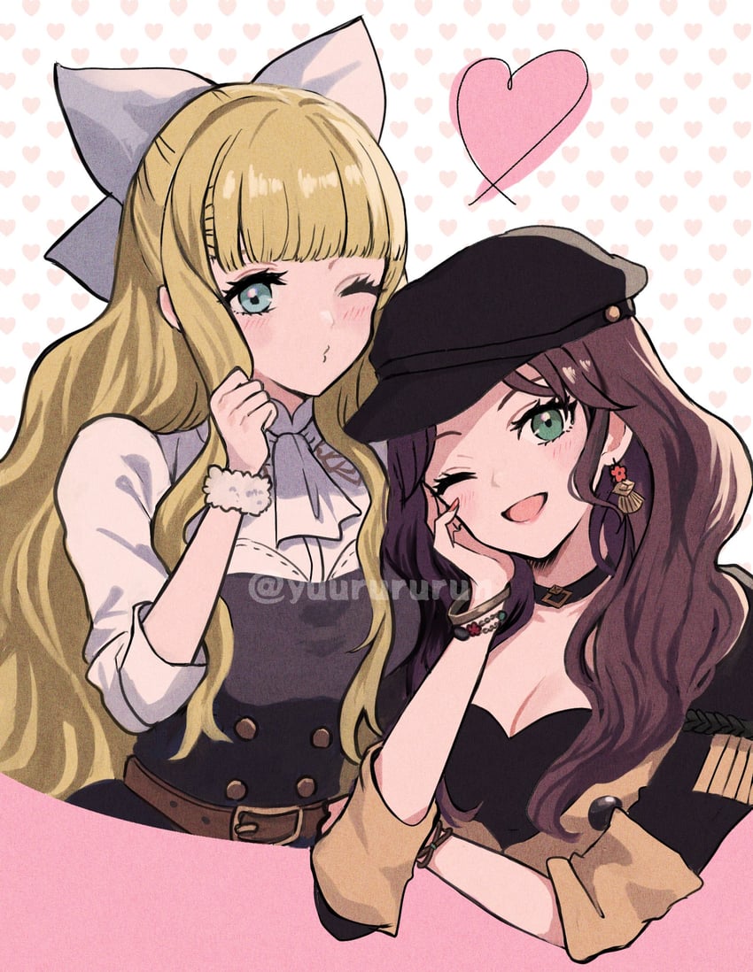 dorothea arnault and charlotte (fire emblem and 2 more) drawn by yuurururun