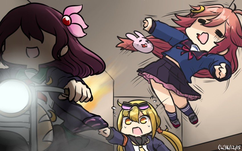 uzuki, satsuki, kisaragi, kisaragi kai ni, and satsuki kai ni (kantai collection and 2 more) drawn by hamu_koutarou