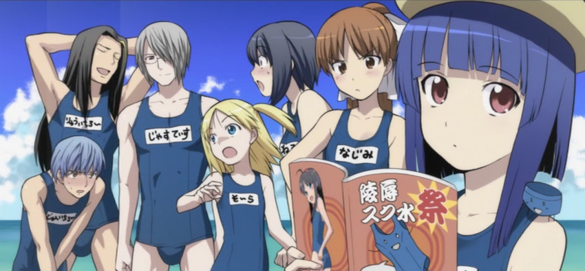 kitano sora, tsuyuri, osana najimi, justice, nitou kaneru, and 2 more (doujin work) drawn by takenashi_eri