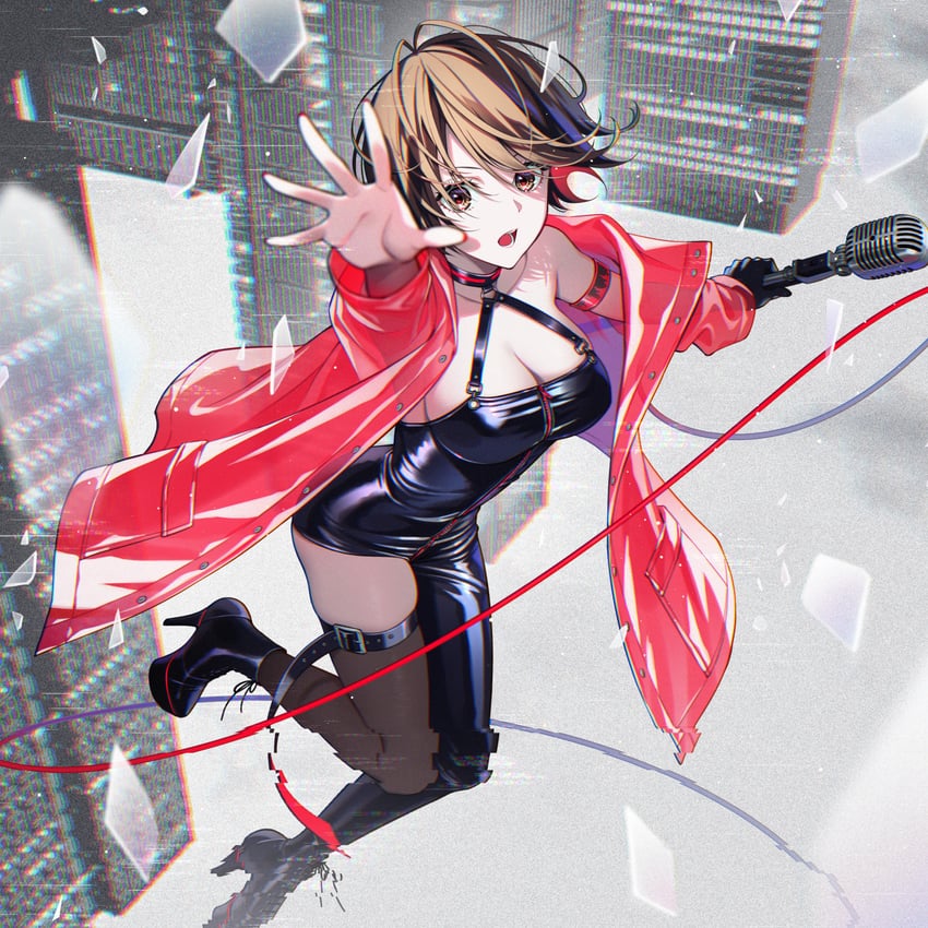 meiko (vocaloid) drawn by koyama_kariko