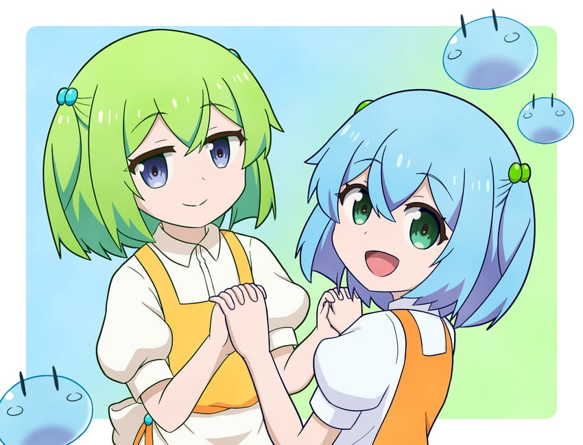 shalsha and falfa (slime taoshite 300 nen shiranai uchi ni level max ni nattemashita) drawn by rereku