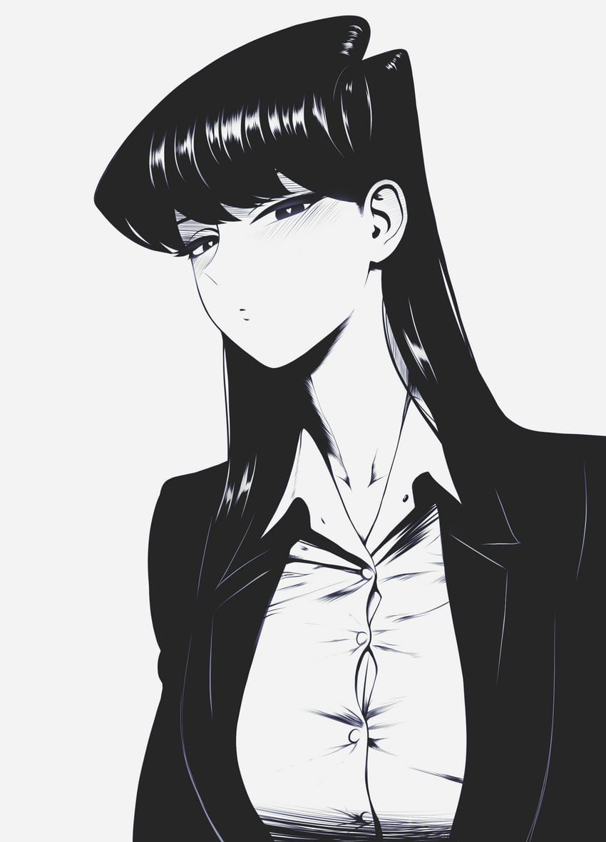 komi shouko (komi-san wa komyushou desu) drawn by mostlybluewyatt