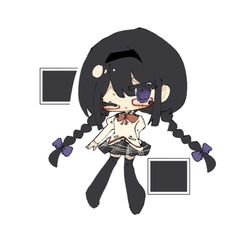 akemi homura (mahou shoujo madoka magica) drawn by a_wuqi