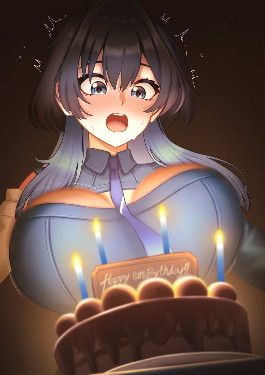 ouro kronii (hololive and 1 more) drawn by cipher4109