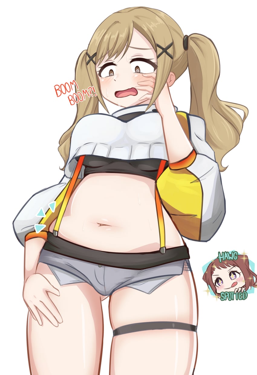 elegg, ichigaya arisa, toyama kasumi, and itou ayasa (bang dream! and 1 more) drawn by psycho_orb