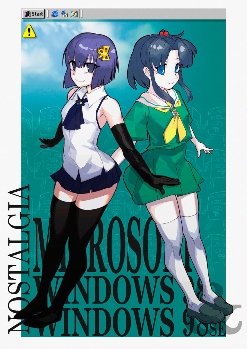 98-tan and 98se-tan (os-tan and 4 more) drawn by teku-a-fool