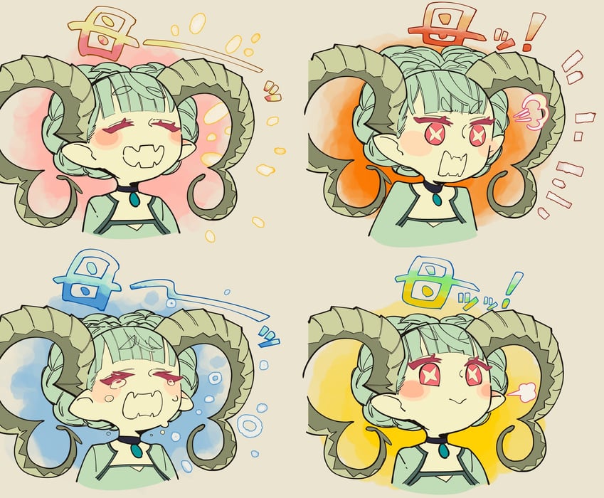 tiamat and larva tiamat (fate and 1 more) drawn by kokujin_youhei
