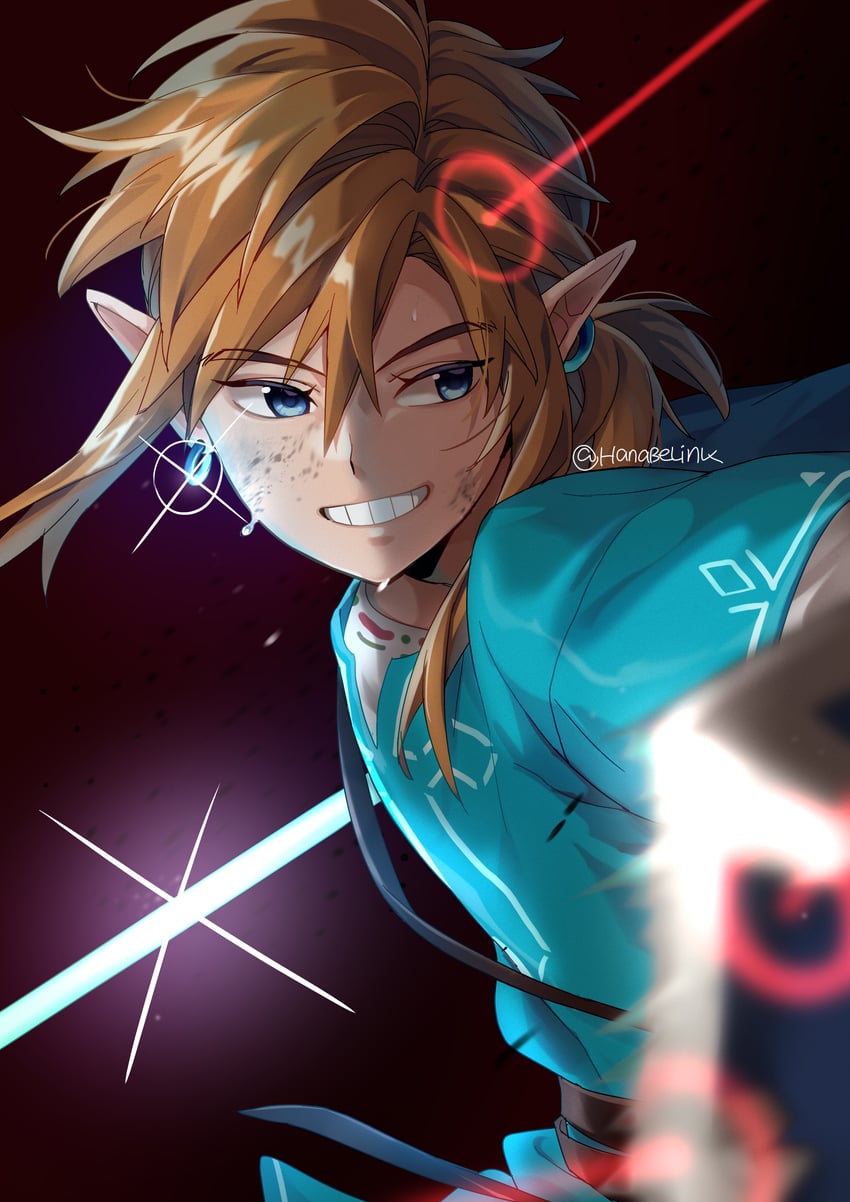 link (the legend of zelda and 1 more) drawn by hanaberin