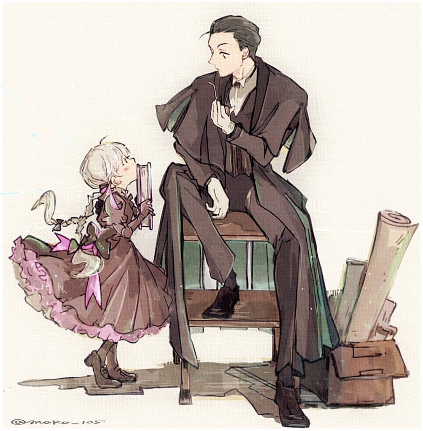 nursery rhyme and sherlock holmes (fate and 2 more) drawn by yuki_1217k
