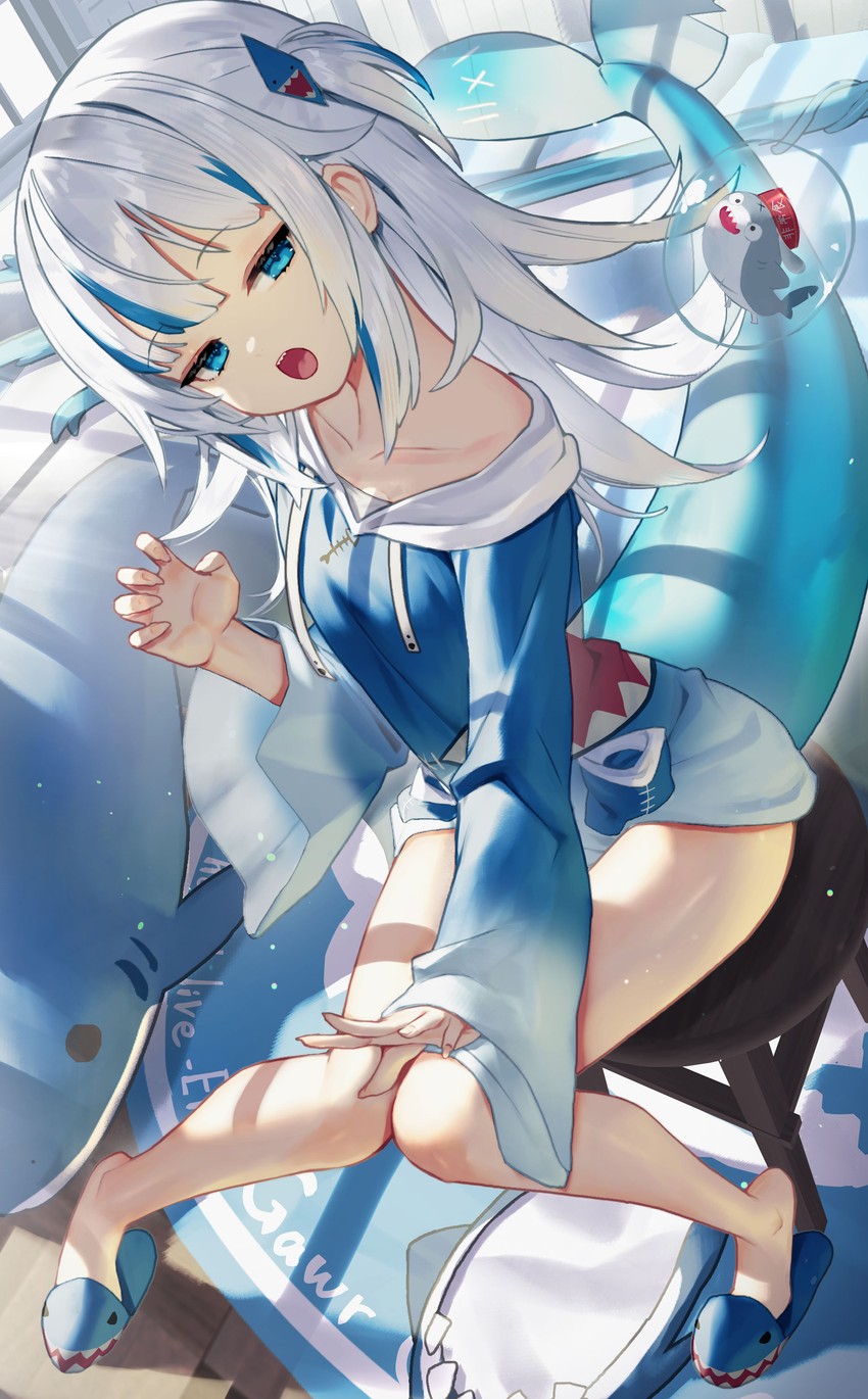 gawr gura (hololive and 1 more) drawn by scottie_(phantom2)
