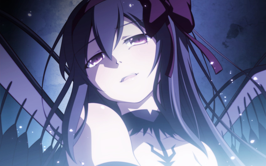 akemi homura and akuma homura (mahou shoujo madoka magica and 1 more) drawn by izumi_bell