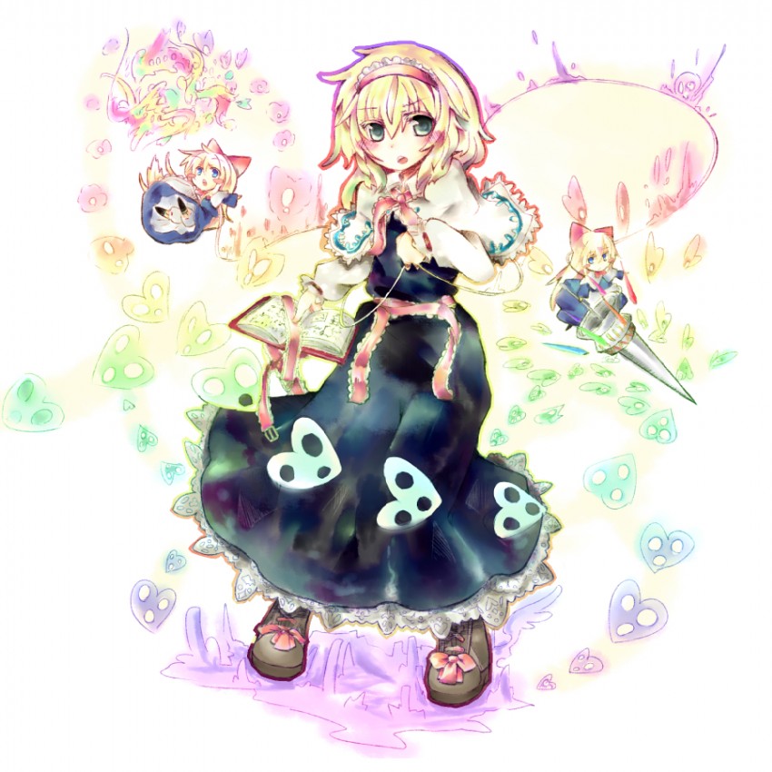 alice margatroid and shanghai doll (touhou) drawn by yuki_sasame