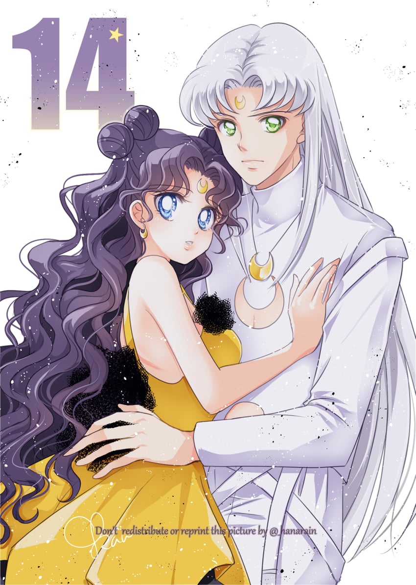 luna and artemis (bishoujo senshi sailor moon and 1 more) drawn by sarashina_kau