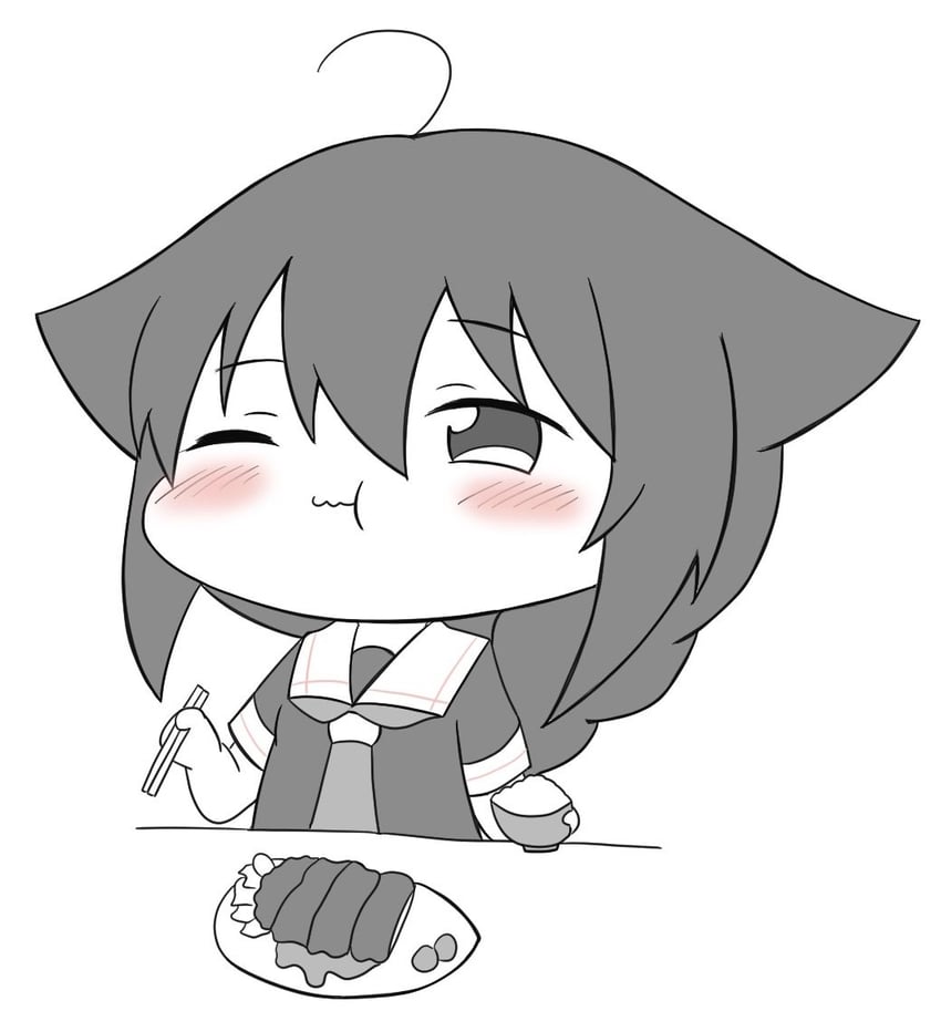 shigure and shigure kai ni (kantai collection) drawn by chanpon_(siochanpon)