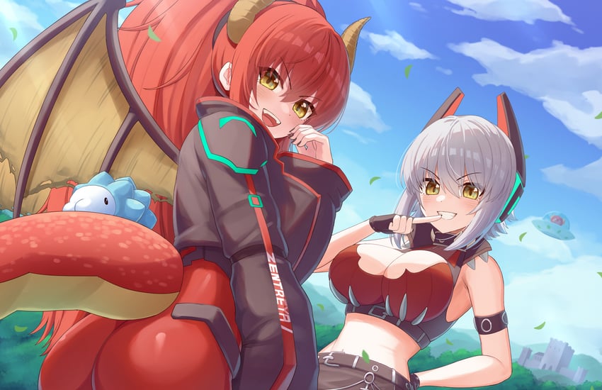zentreya and snom (pokemon and 1 more) drawn by bokuboyarts