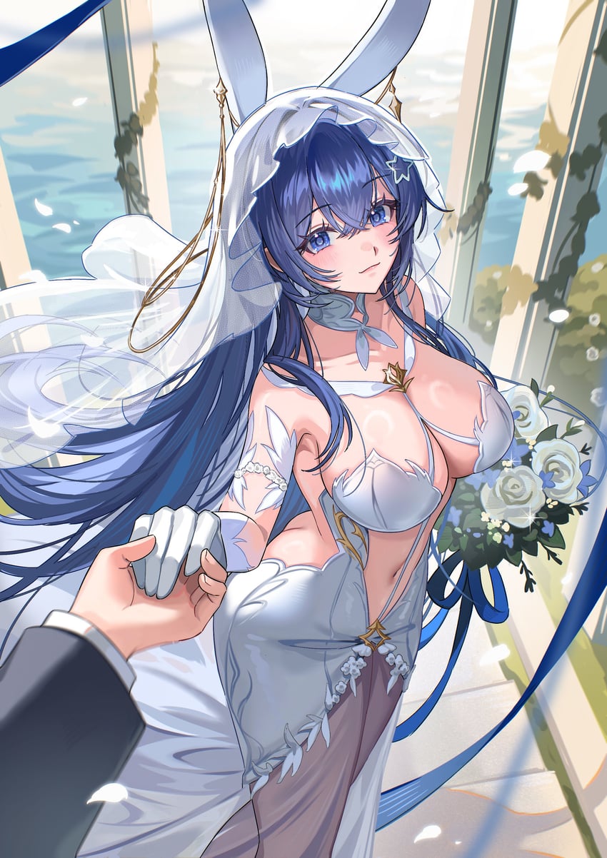 commander and new jersey (azur lane) drawn by ariko_(aaaaarik)