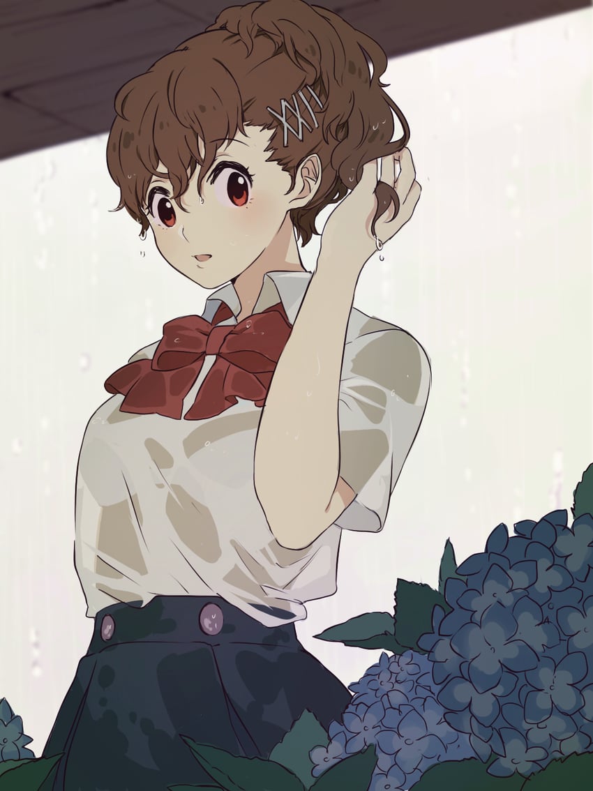 shiomi kotone (persona and 2 more) drawn by ai-wa