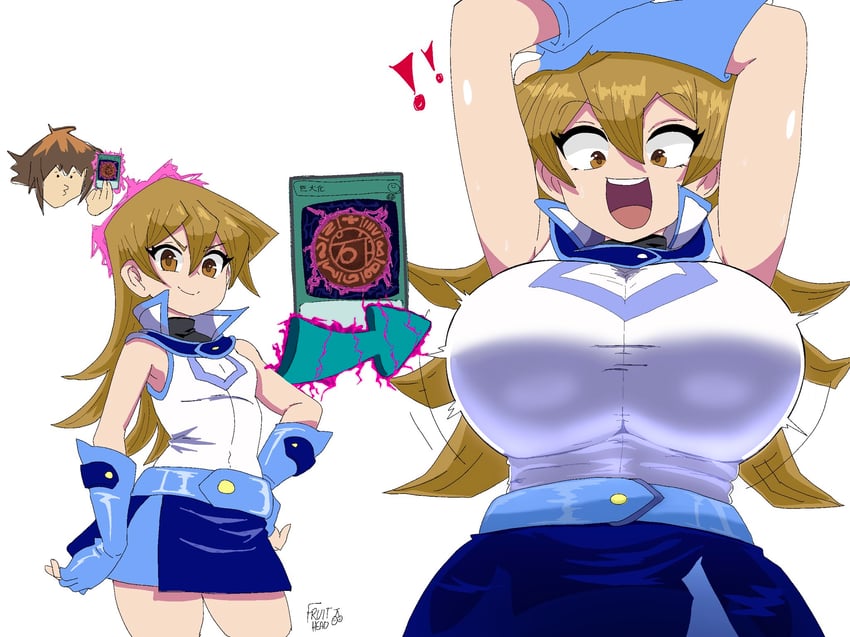 tenjouin asuka (yu-gi-oh! and 1 more) drawn by fruithead
