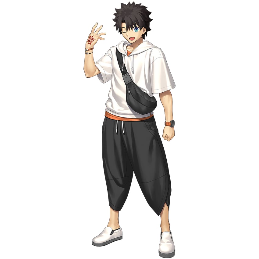 fujimaru ritsuka (fate and 1 more) drawn by takeuchi_takashi