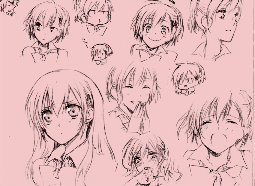 shiomi kotone (persona and 2 more) drawn by ichimatsu_shiro