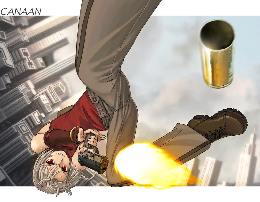 canaan (428: fuusa sareta shibuya de and 1 more) drawn by itou_(onsoku_tassha)