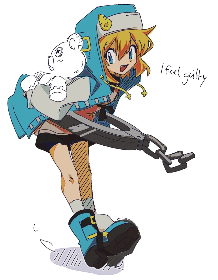 bridget and roger (guilty gear and 1 more) drawn by viscogone
