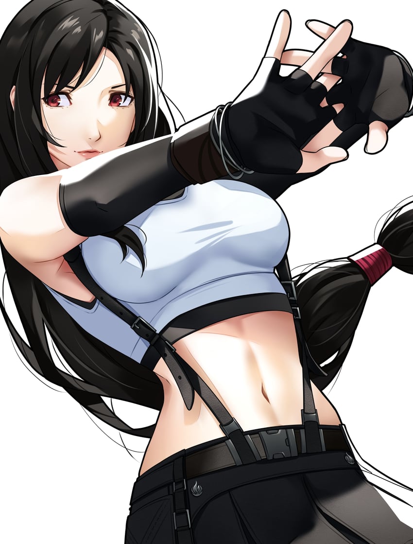 tifa lockhart (final fantasy and 2 more) drawn by wanderstillart