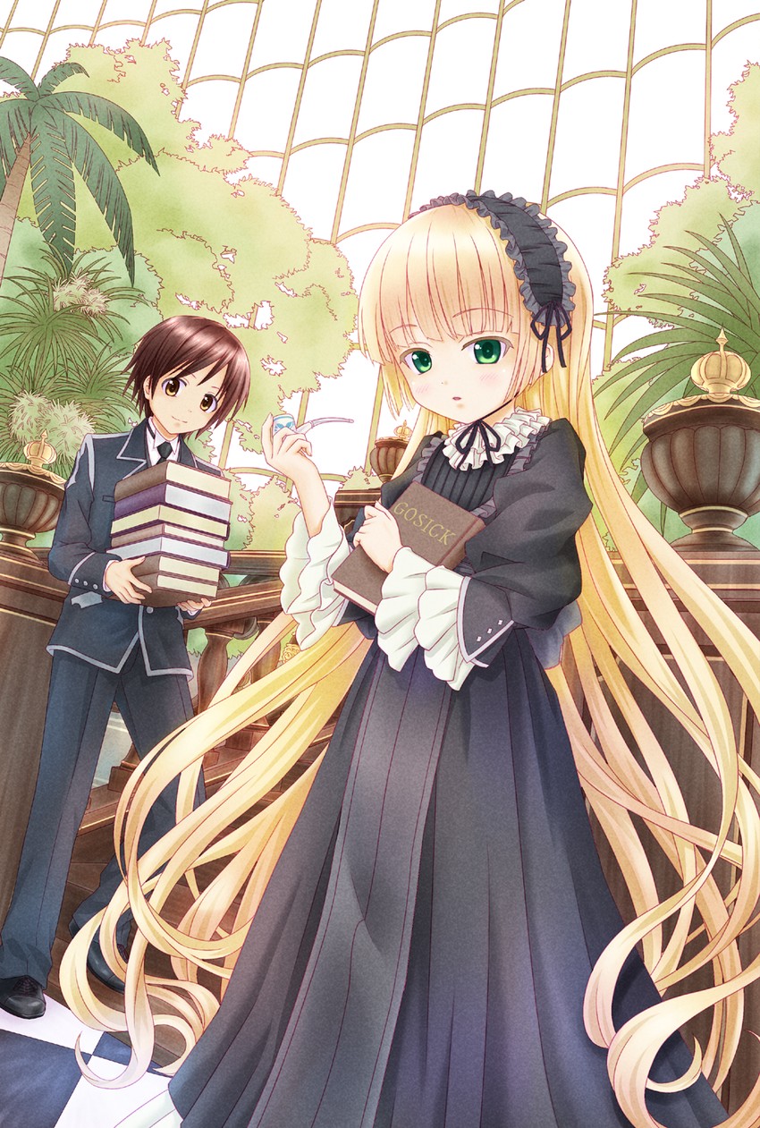 victorica de blois and kujou kazuya (gosick) drawn by gotou_hisashi