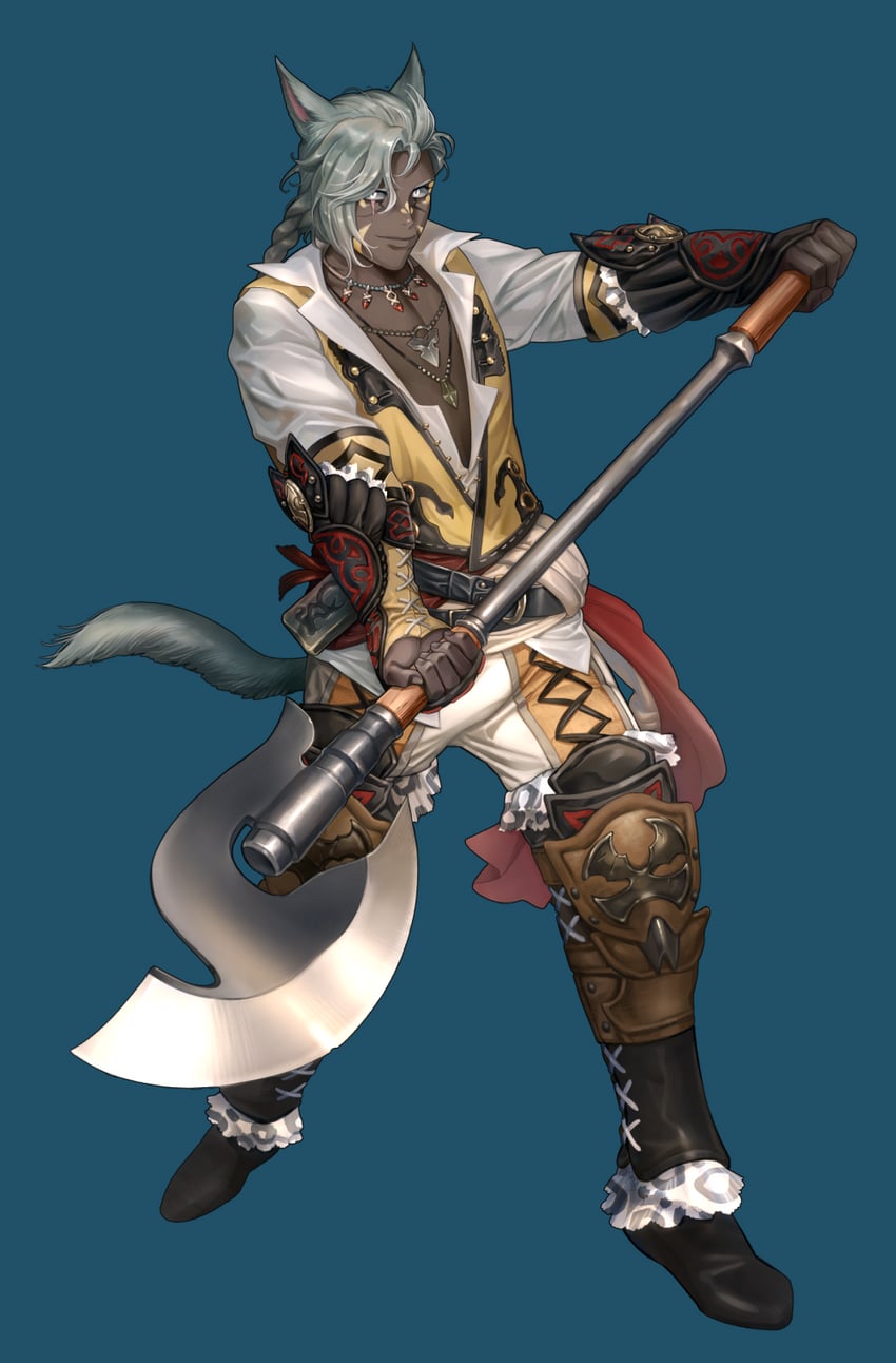 warrior of light, warrior, and igor (final fantasy and 1 more) drawn by 5altybitter5
