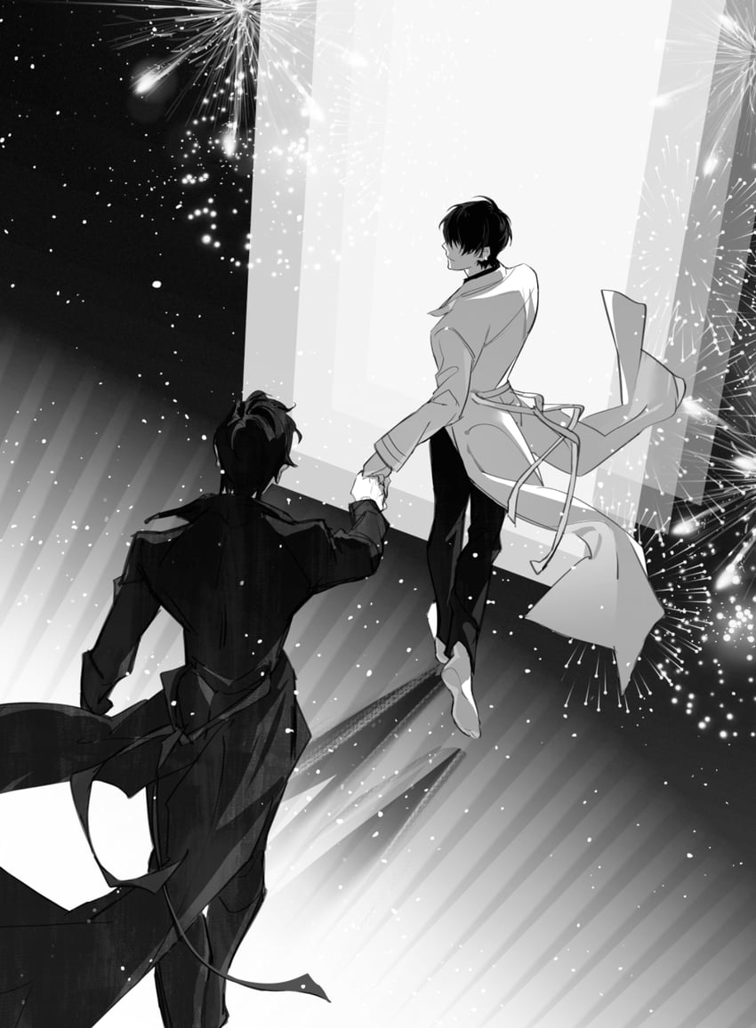 kim dokja and yoo joonghyuk (omniscient reader's viewpoint) drawn by tack_ka_2_0