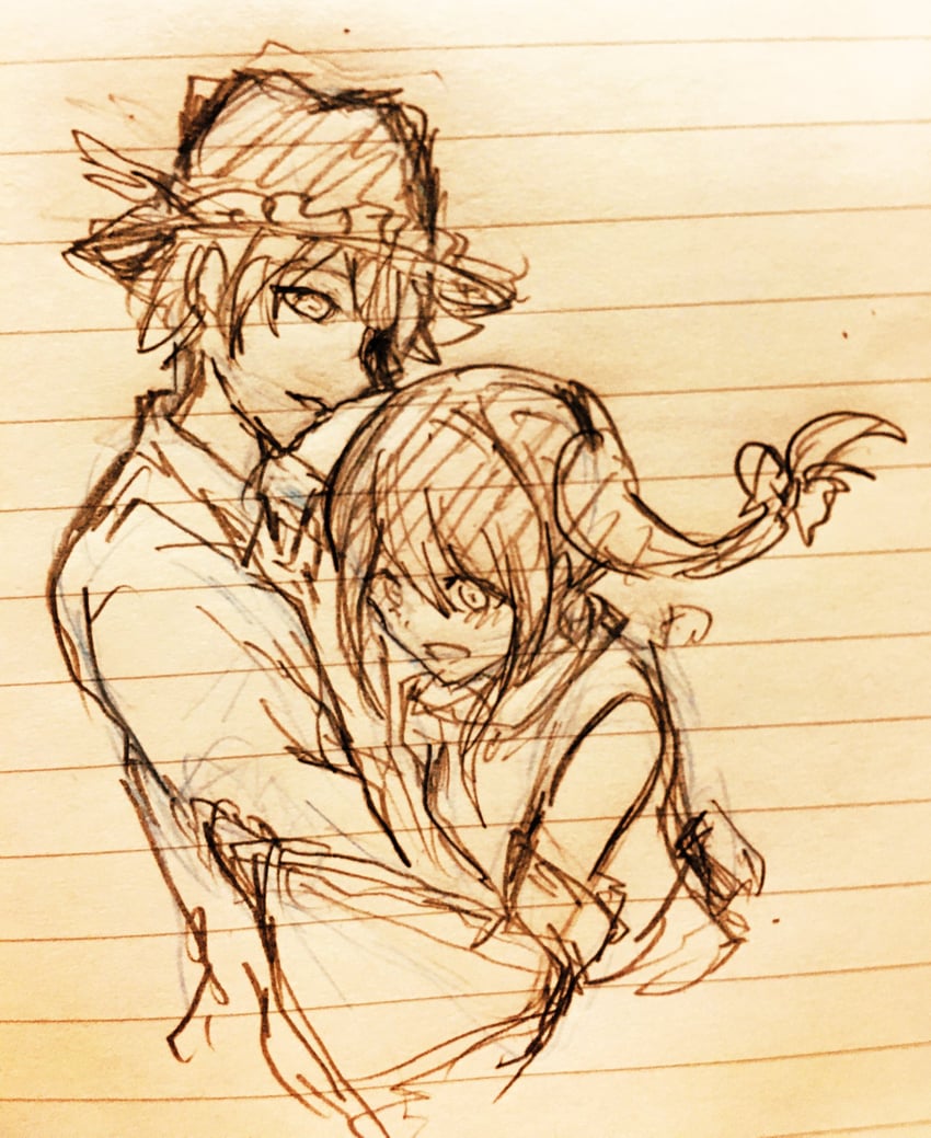 jacket girl and label girl (touhou and 1 more) drawn by rokki_hero