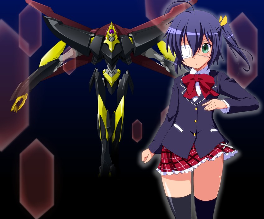 takanashi rikka and shinkirou (code geass and 1 more) drawn by uripon