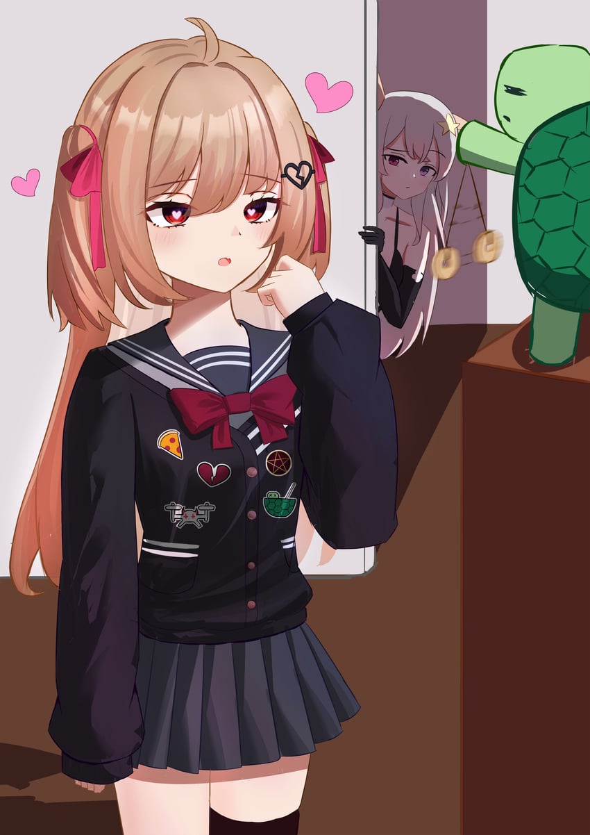 evil neuro-sama, annytf, vedal987, and swarm drone (indie virtual youtuber and 1 more) drawn by linuslinus920423