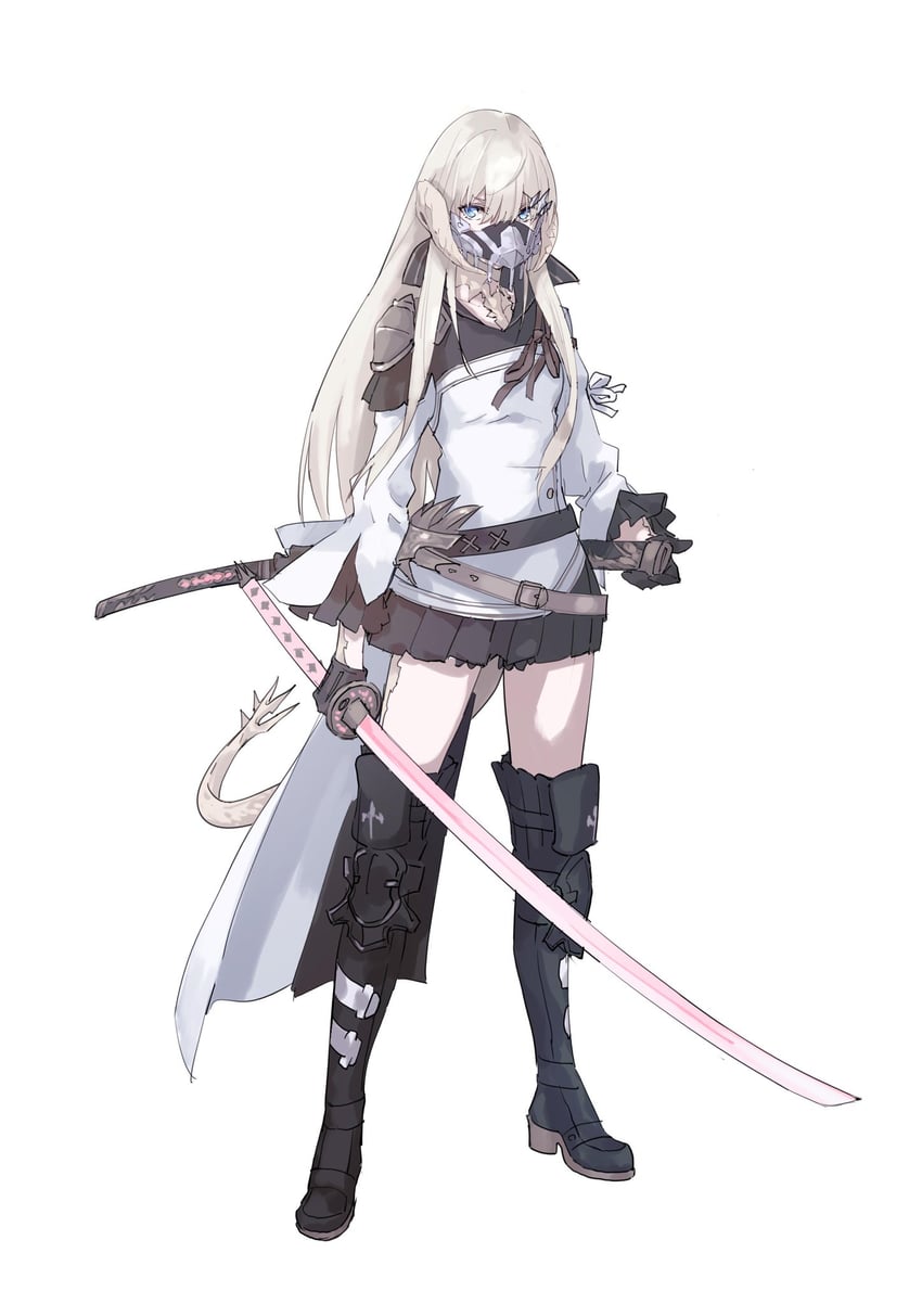 warrior of light and samurai (final fantasy and 1 more) drawn by hayami_ritsu