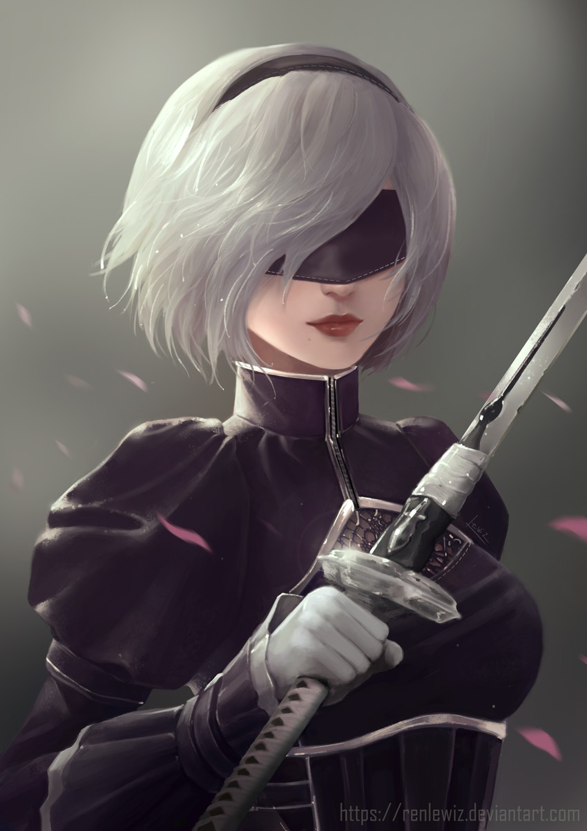 a2 (nier and 1 more) drawn by lewiz_ren