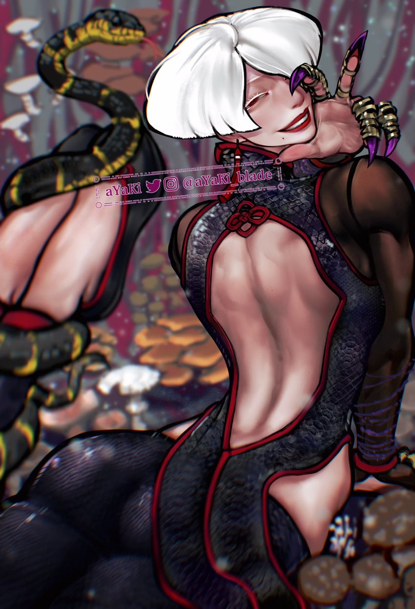 a.k.i. (street fighter and 1 more) drawn by ayaki_blade