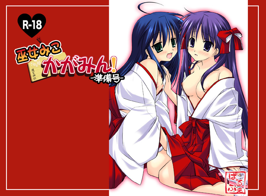 hiiragi kagami and izumi konata (lucky star) drawn by hayashi_sakura